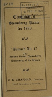 Cover of: Chapman's strawberry plants for 1923