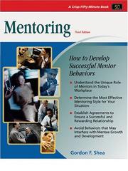 Cover of: Crisp: Mentoring by Gordon F. Shea