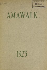 Cover of: Amawalk Nursery, incorporated: 1923 [catalog]
