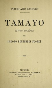 Cover of: Tamayo by Isidoro Ferna ndez Flo rez