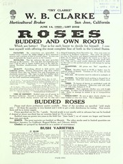 Cover of: Roses: budded and own roots