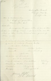 [R.A. Casad letter describing nursery stock] by R.A. Casad (Firm)