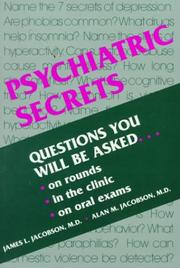 Cover of: Psychiatric secrets | 
