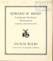 Cover of: Dutch bulbs