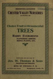 Cover of: Descriptive catalogue | Jos. W. Thomas & Sons