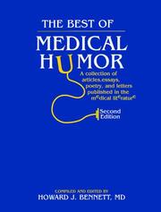 Cover of: The Best of Medical Humor by Howard J. Bennett