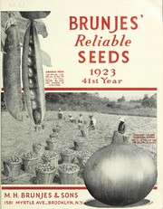 Cover of: Brunjes' reliable seeds: 1923, 41st year