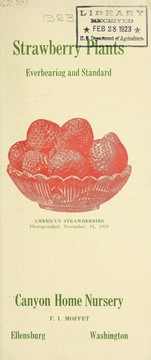 Cover of: Strawberry plants by Canyon Home Nursery