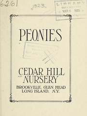 Cover of: Peonies