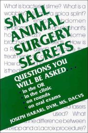 Cover of: Small Animal Surgery Secrets