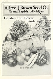 Cover of: Garden and flower seeds