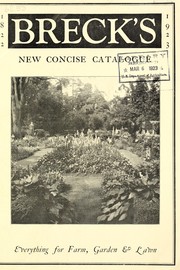 Cover of: Breck's new concise catalogue: everything for farm, garden & lawn