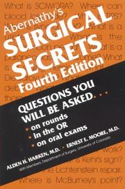 Cover of: Abernathy's Surgical Secrets (Secrets (Rittenhouse)) by Alden H. Harken