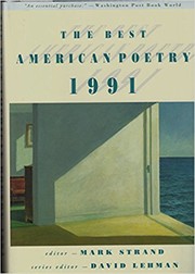 Cover of: The Best American Poetry 1991 by Lehman/strand