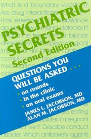 Psychiatric secrets by Alan Jacobson
