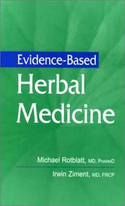 Cover of: Evidence-Based Herbal Medicine by Michael Rotblatt, Irwin Ziment