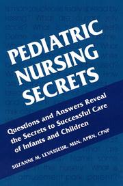 Cover of: Pediatric Nursing Secrets