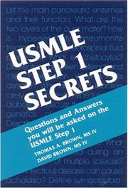 USMLE step 1 secrets cover