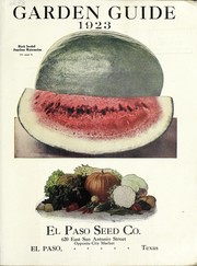 Cover of: Garden guide [for] 1923