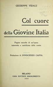 Col cuore della giovine Italia by Giuseppe Vidali