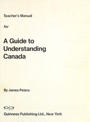 Cover of: A guide to understanding Canada