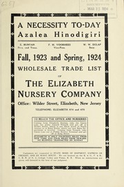 Cover of: Fall, 1923 and spring, 1924 wholesale trade list