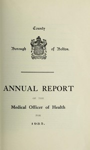 Cover of: [Report 1935]
