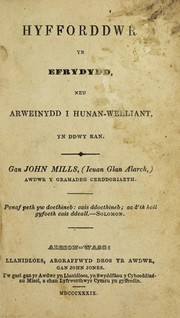 Cover of: Hyfforddwr yr efrydydd, neu Arweinydd i hunan-welliant: yn ddwy ran