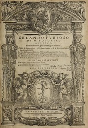 Cover of: Orlando furioso by Lodovico Ariosto