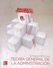 Cover of: Introducción a la teoría general de la administración. - 8. edición by 