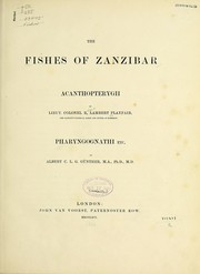 Cover of: Fishes of Zanzibar | Playfair, R. Lambert Sir