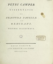 Cover of: Dissertatio de fractura patellae et olecrani