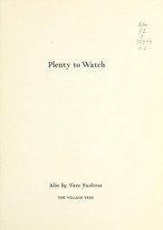 Cover of: Plenty to watch