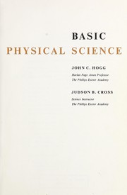 Cover of: Basic physical science by John Clarence Hogg