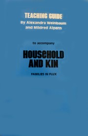 Cover of: Teaching Guide to Accompany Household and Kin: Families in Flux
