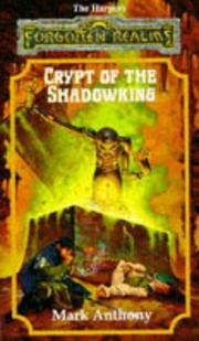 Cover of: Crypt of the shadowking by Anthony, Mark