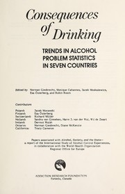 Cover of: Consequences of Drinking
