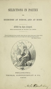 Cover of: Selections in poetry for exercises at school and at home
