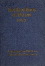 Cover of: The blue book of bulbs: 1923