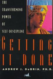 Cover of: Getting It Done | Andrew J. DuBrin