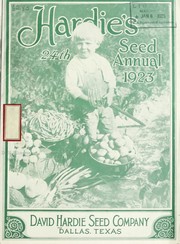 Cover of: Hardie's 24th seed annual: 1923