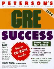 Cover of: Gre Success (Peterson's Test Success Series)