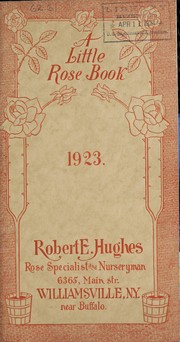 Cover of: A little rose book | Robert E. Hughes (Firm)