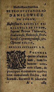 Cover of: ErycI Pvteani Pecvniae romanae ratio by Erycius Puteanus