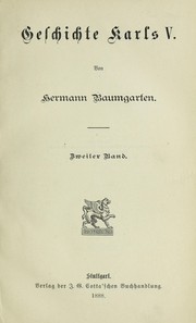 Cover of: Geschichte Karls V. [i.e. Fu nftes]
