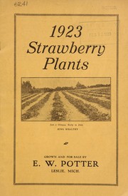 1923 strawberry plants by E.W. Potter (Firm)