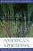Cover of: American Apocrypha
