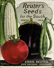 Cover of: Reuter's seeds for the south: spring 1923