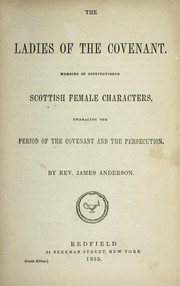 Cover of: The ladies of the Covenant by Anderson, James