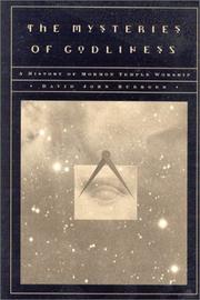 Cover of: The Mysteries of Godliness by David John Buerger